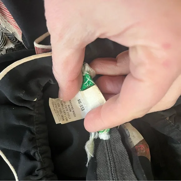 Vintage 1970s Sheer Black Feather Dress 70s Patty O’Neil - Picture 3 of 6